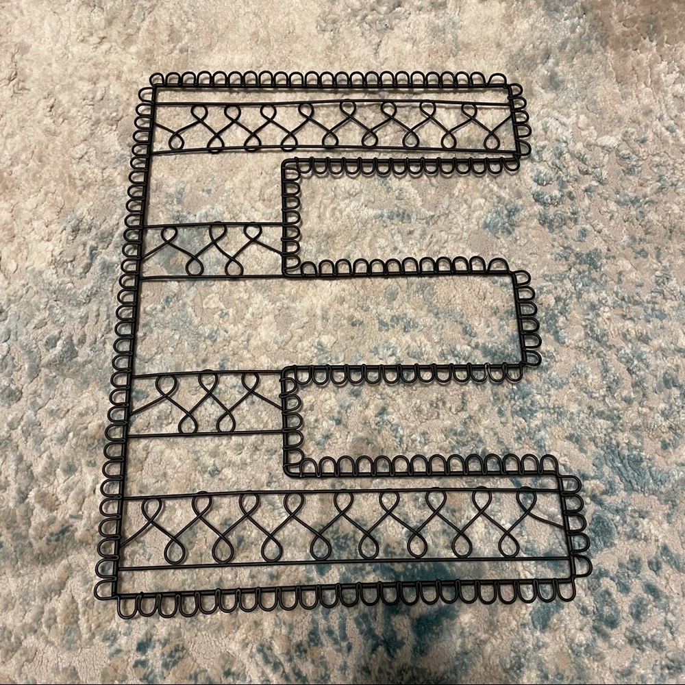 Decorative Wall Decor “E”